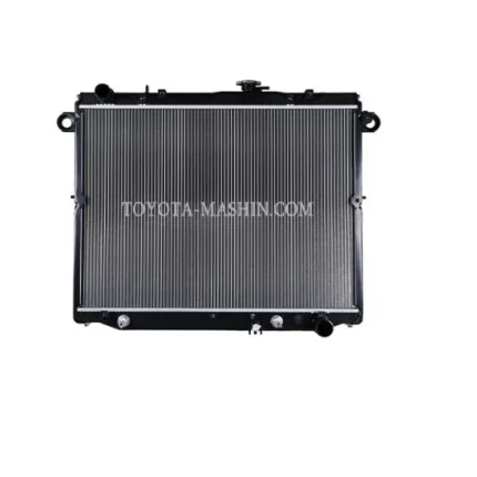 رادیاتور آب اصلی تویوتا لندکروز اطاق 100 مدل 2004-2007 هشت سیلندر برند شرکتی تویوتا جنیون