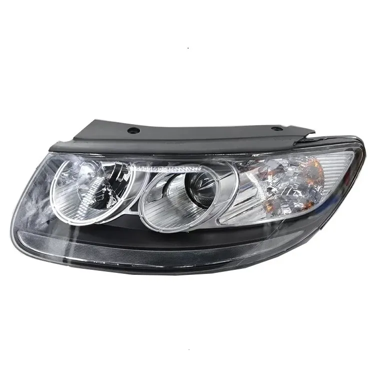 19 چراغ جلو و طلق چراغ سانتافه مدل 2007 تا 2011 چپ و راست