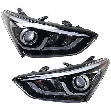 چراغ جلو سانتافه مدل 2014 تا 2017 چپ و راست