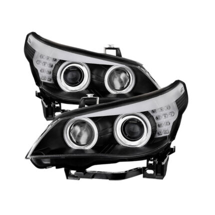 چراغ جلو و طلق چراغ BMW E60/E66/E46 مدل ۲۰۰۷ تا ۲۰۱۰ چپ و راست