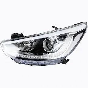 چراغ جلو و طلق چراغ هیوندای اکسنت (شرکتی/وارداتی) چپ و راست