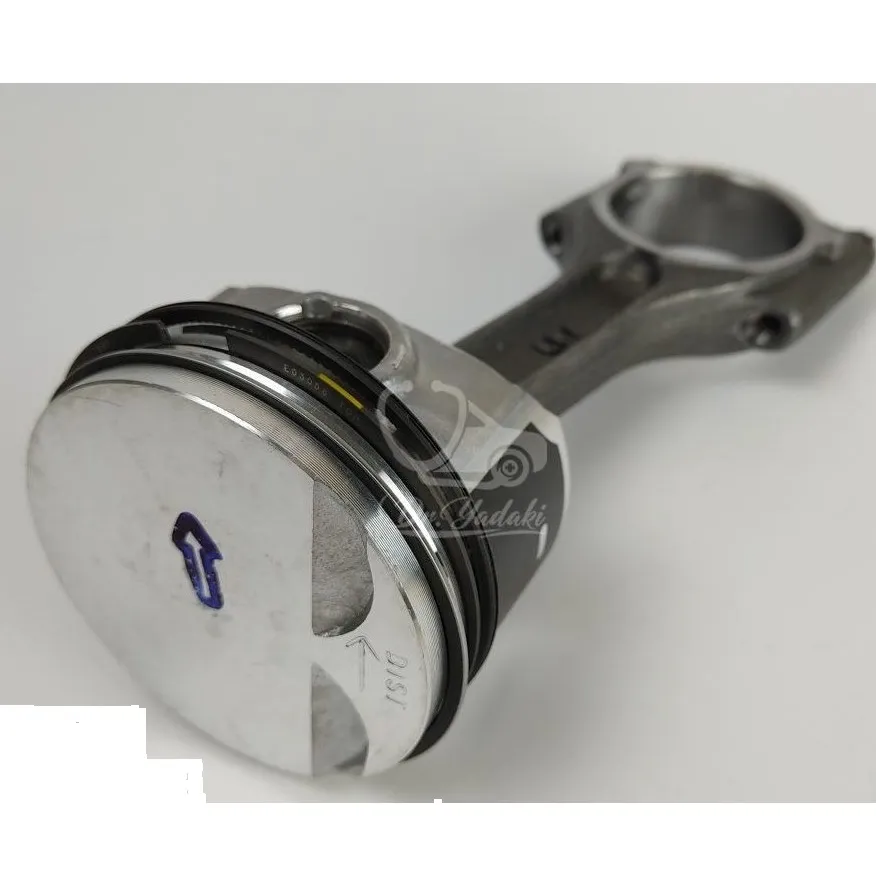 9 شاتون و پیستون سمند موتور ملی (EF7) با رینگ شرکتی ایساکو اصل 0412500199