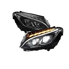 چراغ جلو و طلق چراغ بنز S500 (W222) مدل ۲۰۱۶ چپ و راست