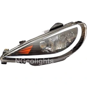 چراغ جلو 206 طرح تسلا جفت رنگ سفيد ان جی کو