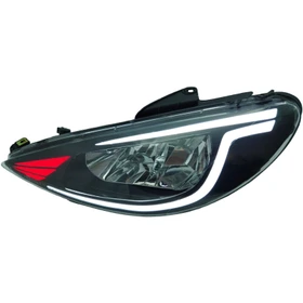 چراغ جلو 206 طرح ليزري جفت رنگ سفيد ان جی کو