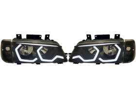 چراغ جلو 405طرح دبل جفت رنگ سفید ان جی کو