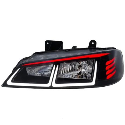 چراغ جلو پارس طرح کادری جفت رنگ سفید , سفیدقرمز ان جی کو