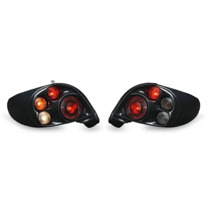 چراغ خطر 206 طرح هلا جفت رنگ قرمز دودی.قرمزسفید سفید زرد.دودی زرد ان جی کو