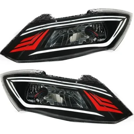 چراغ جلو ساینا و کوئیک طرح لیزری جفت رنگ سفید ان جی کو